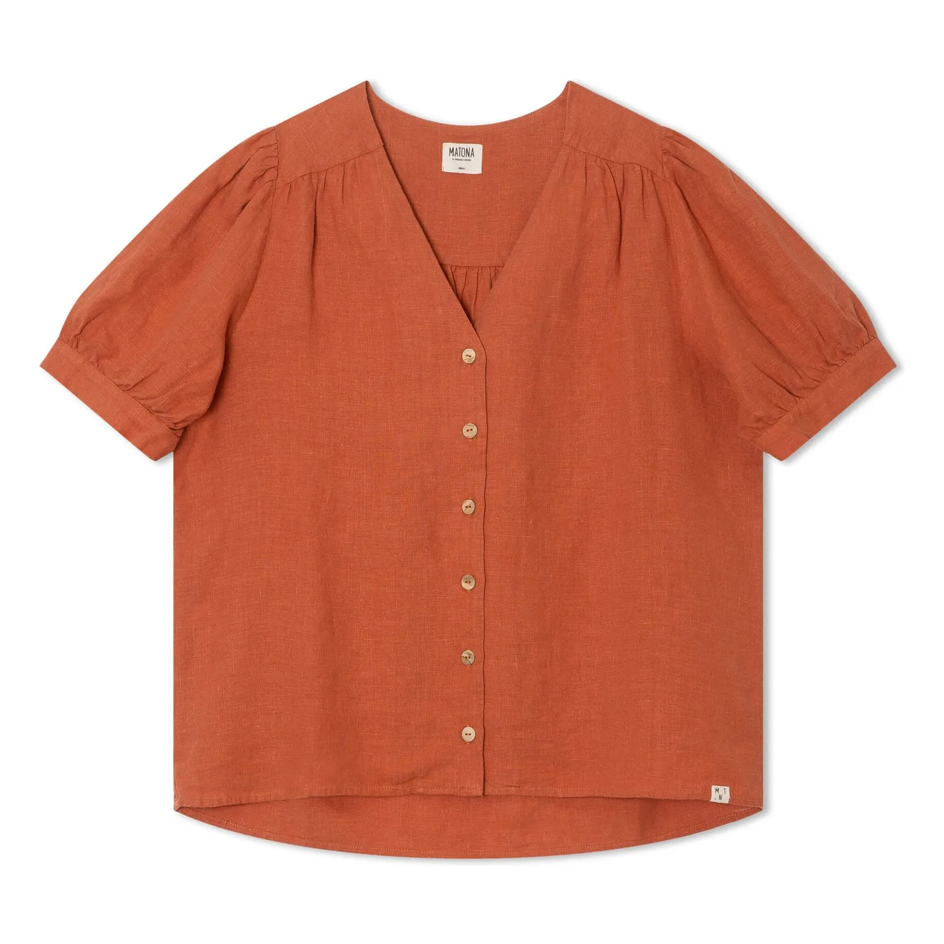 Matona Lilac Day Linen Blouse