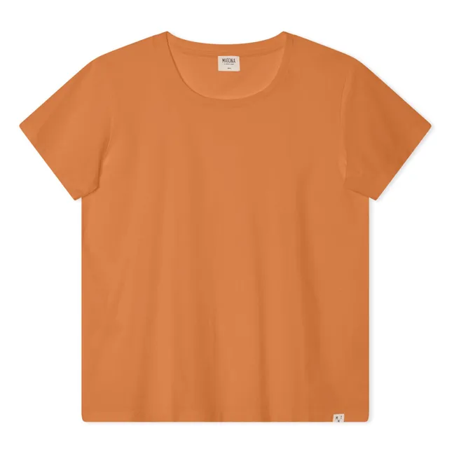 T-shirt Core Coton Bio | Orange