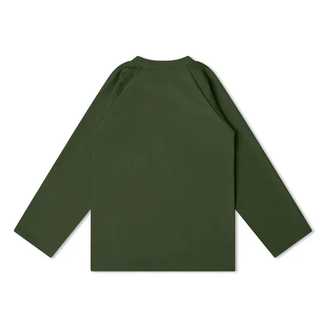 Camiseta anti-UV Fibras recicladas  | Verde Abeto