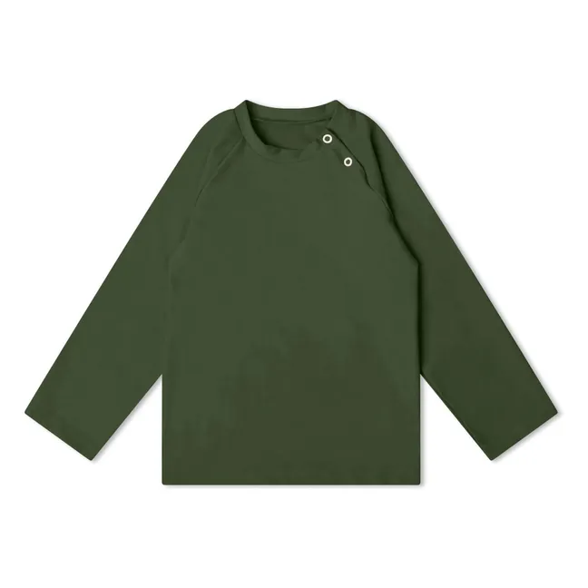 Camiseta anti-UV Fibras recicladas  | Verde Abeto