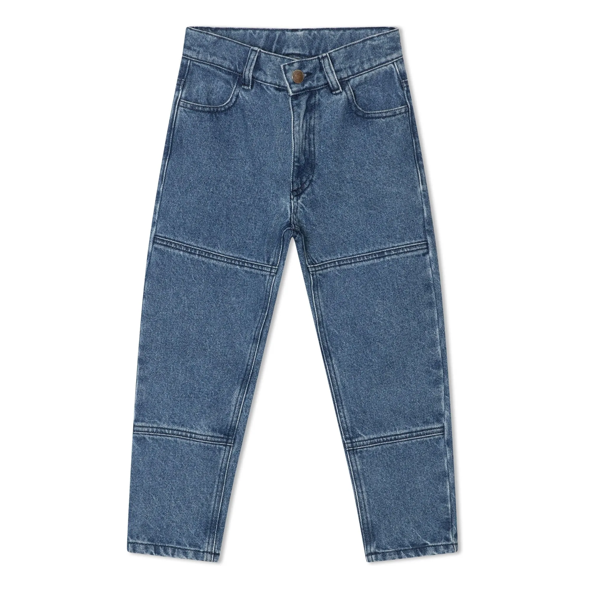 Jean Slim Coton Bio | Bleu- Image produit n°0