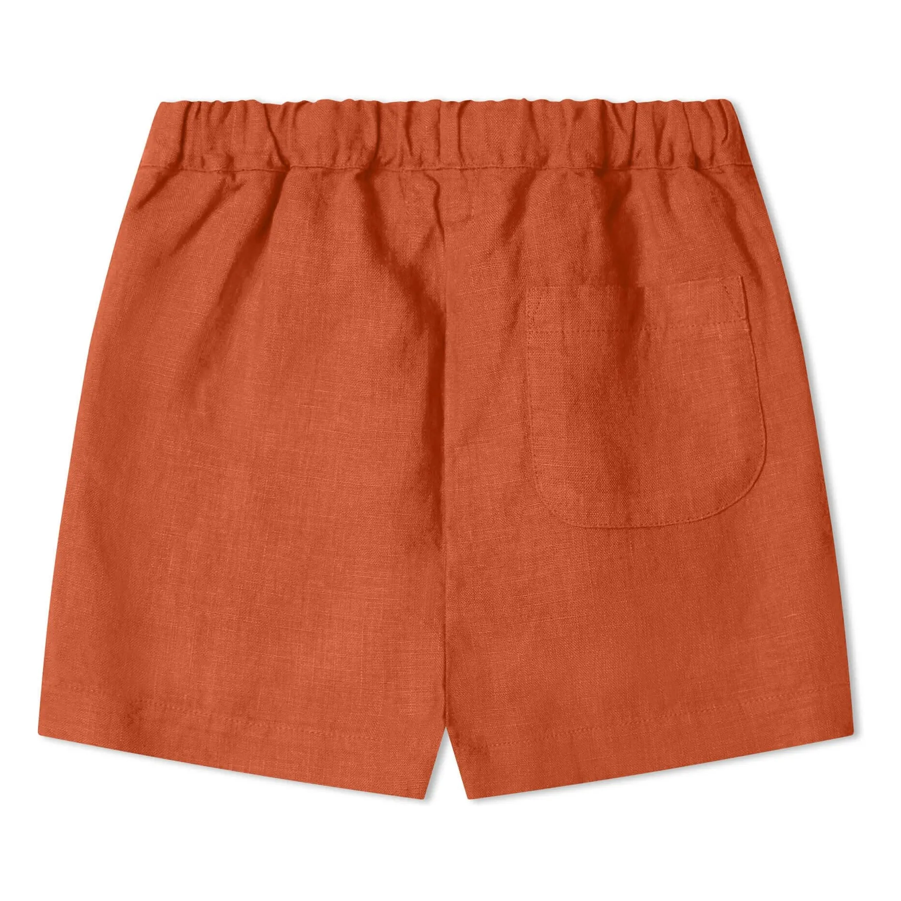 Short Classic Lin | Bleu foncé- Image produit n°3