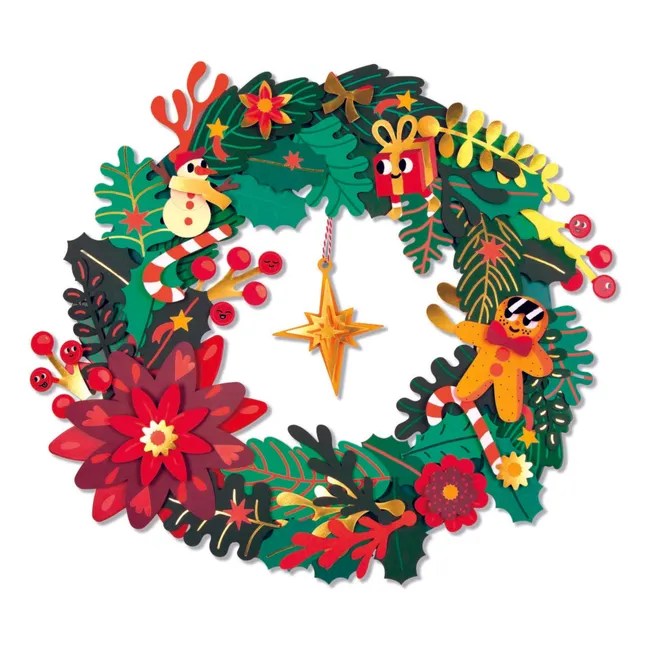 Couronne de Noël à fabriquer