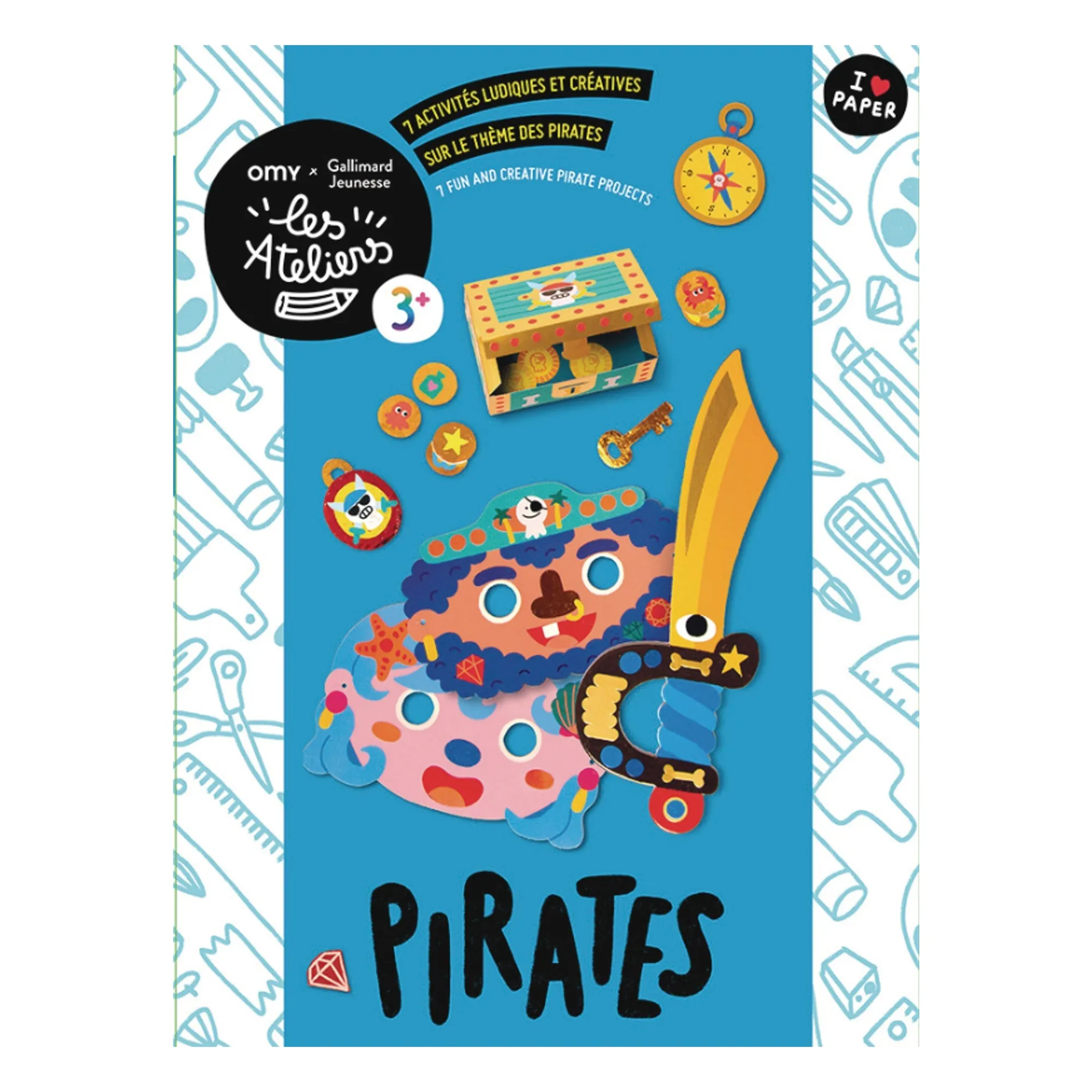 Omy X Gallimard Jeunesse Multicoloured Pirates Multi-Activity Kit