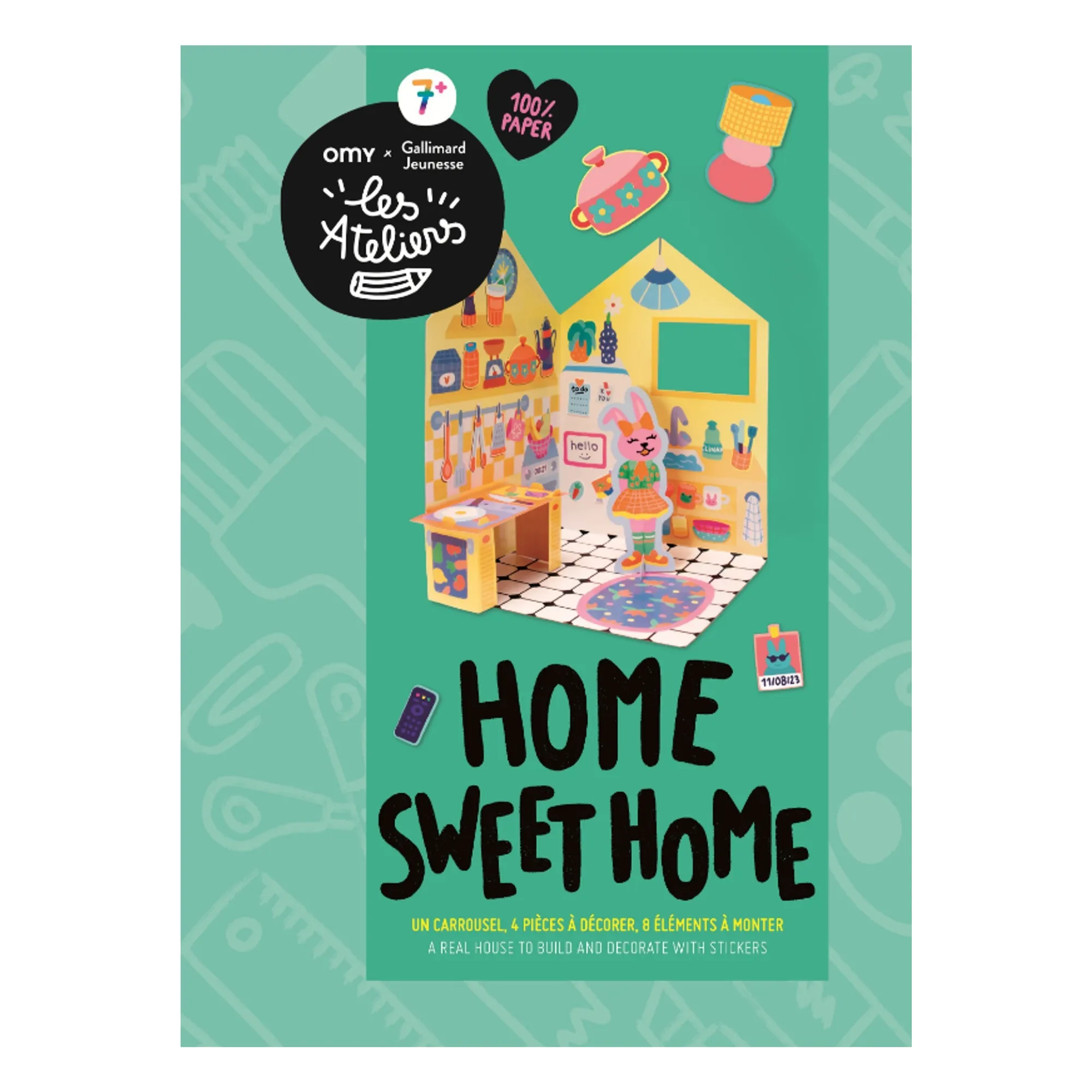 Omy X Gallimard Jeunesse Multicoloured Carousel To Decorate Home Sweet Home