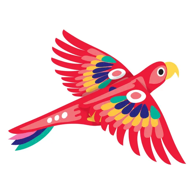 Kit of 6 flying animals to hang