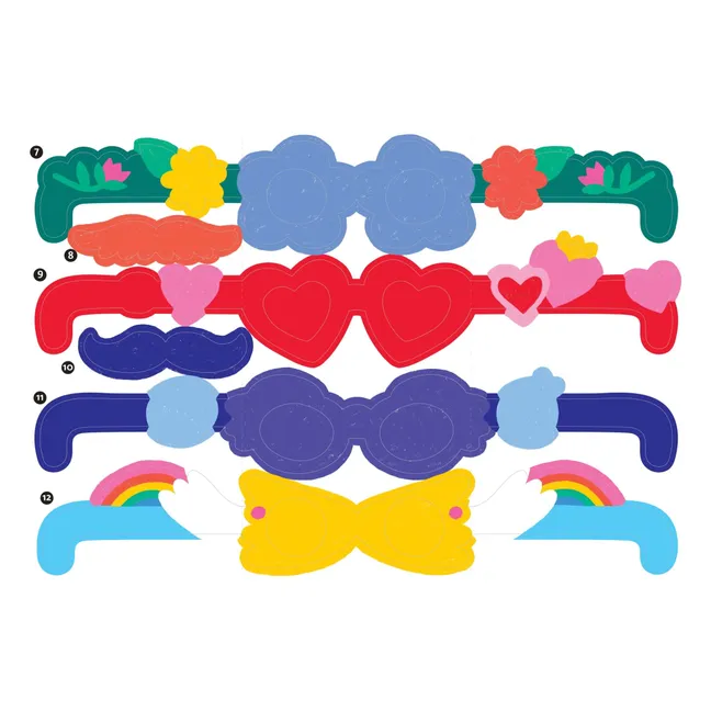 Kit de 6 micrófonos personalizables y accesorios