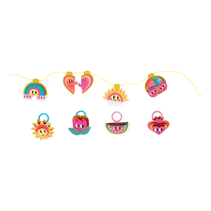 Kit de 4 bagues et 4 pendentifs à fabriquer- Image produit n°1