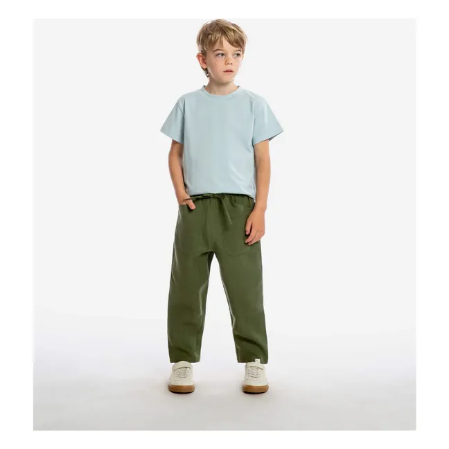 Pantalon Garden Lin | Olive