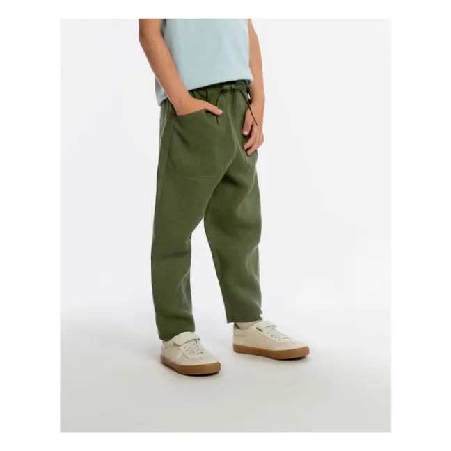 Pantalones Garden Linen | Olive