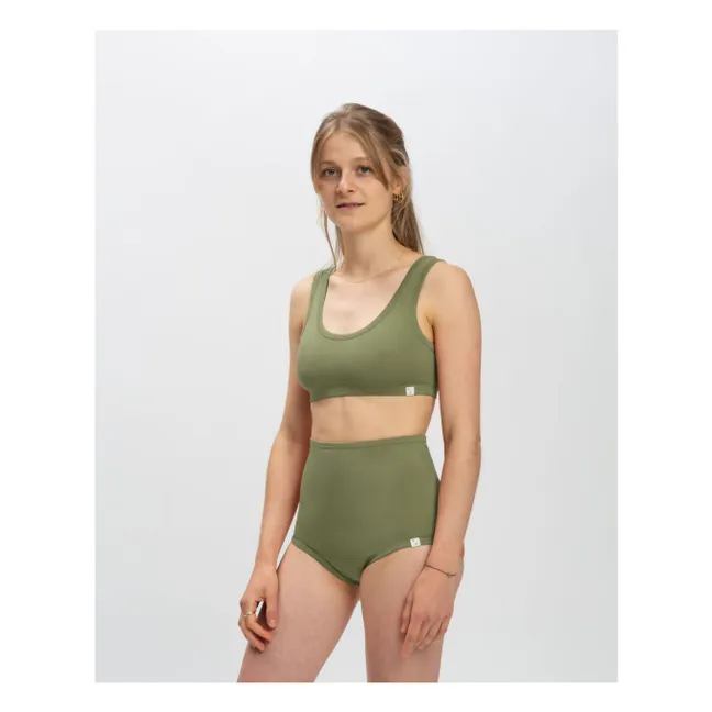 Organic cotton panties | Olive