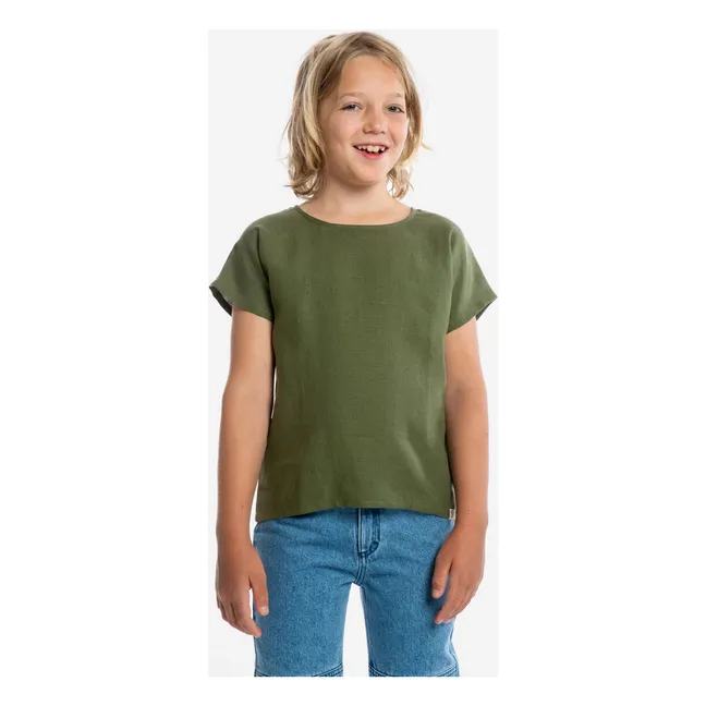 Camiseta Easy Linen | Olive