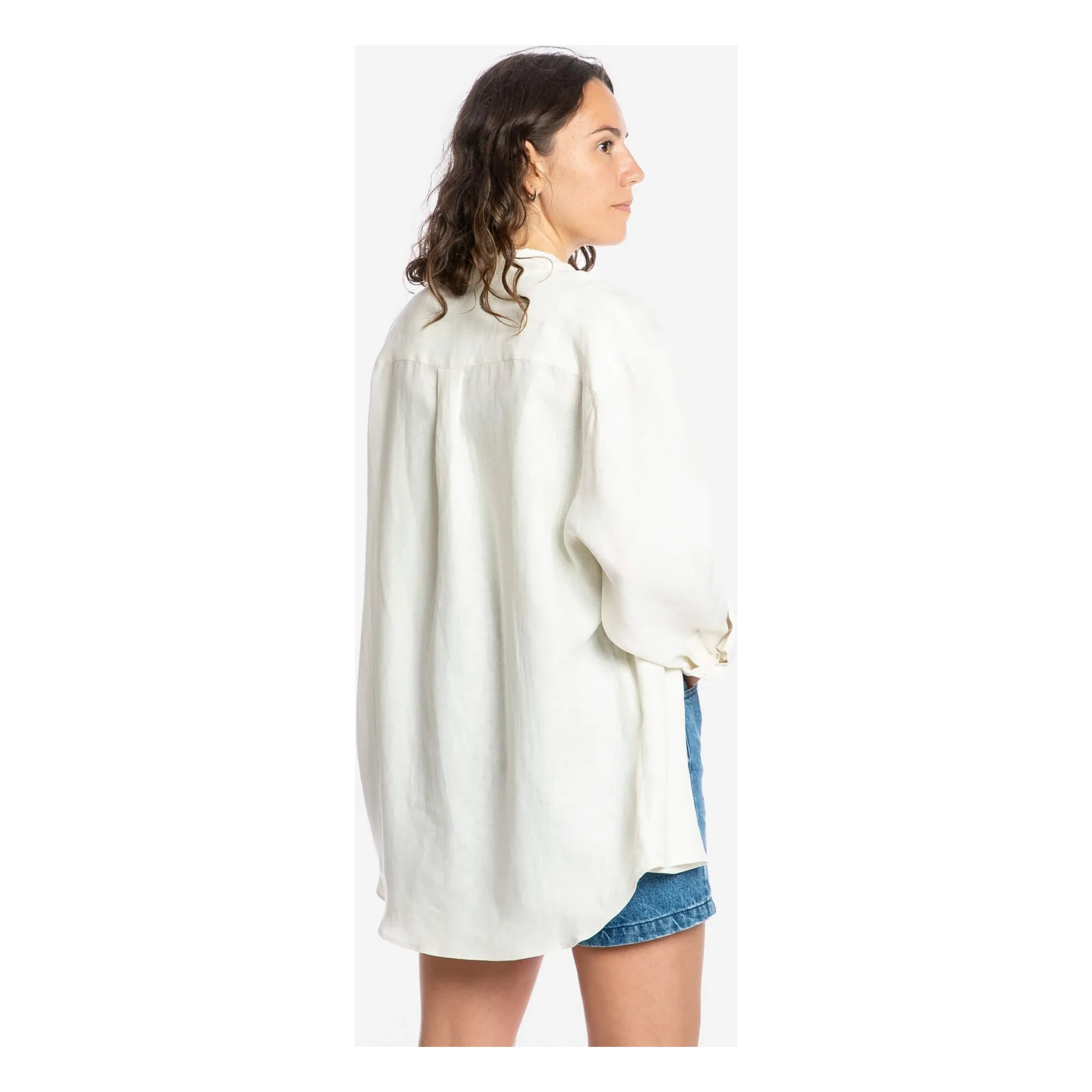 Chemise Lin | Blanc- Image produit n°2