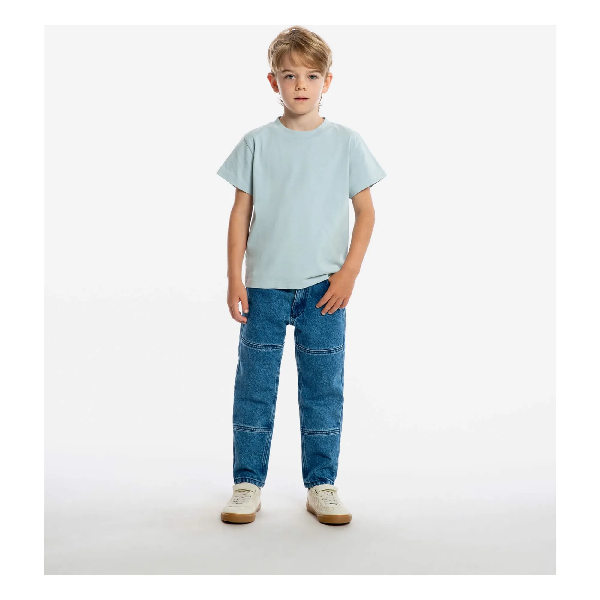 Jean Slim Coton Bio | Bleu- Image produit n°2