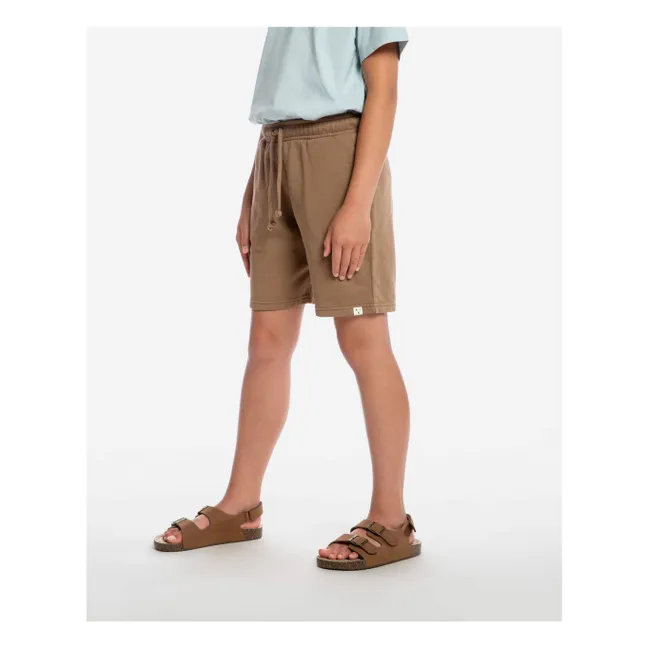 Short Uni Coton Bio | Marron