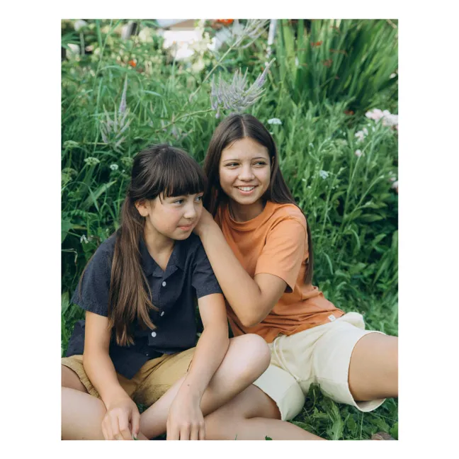 Short Uni Coton Bio | Jaune pâle