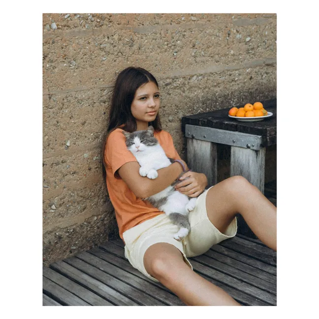 Short Uni Coton Bio | Jaune pâle