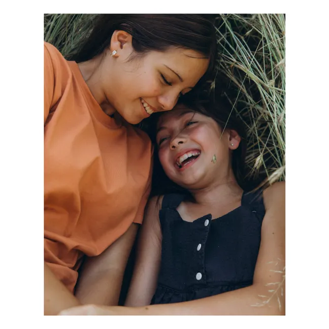 Camiseta de verano de algodón ecológico | Naranja