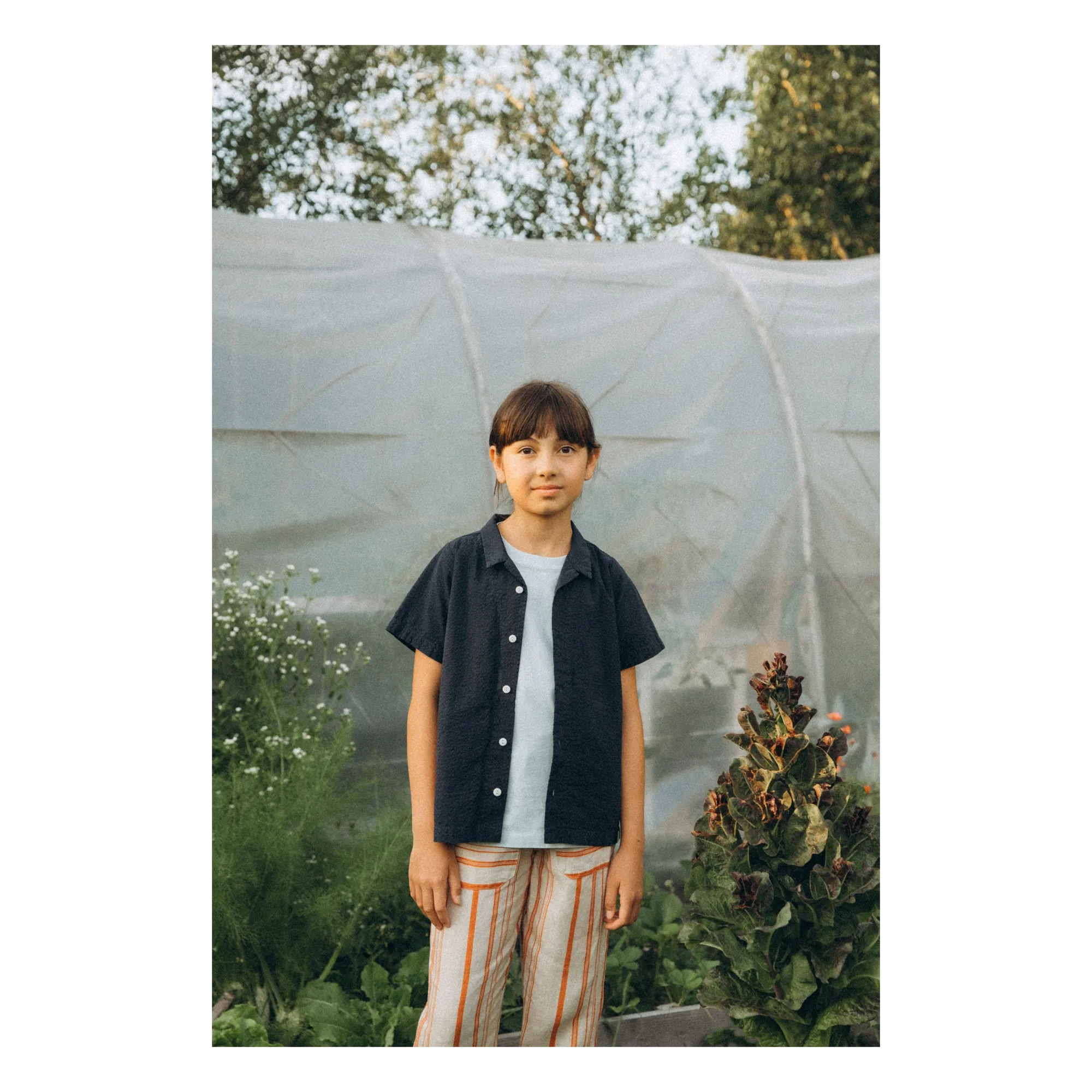 T-shirt Summer Uni Coton Bio | Bleu pâle- Image produit n°4