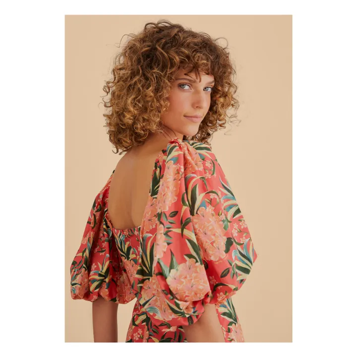 Robe Pineapple Midi | Rouge- Image produit n°4