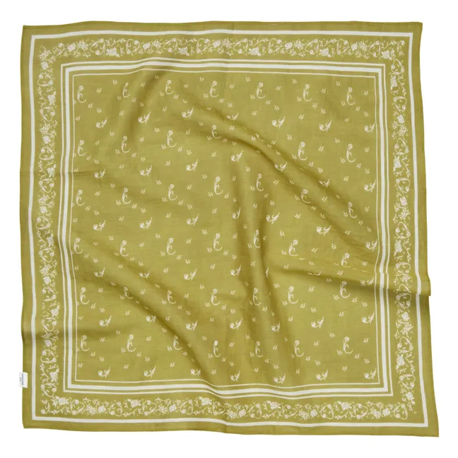 Foulard Tulipa Coton | Vert