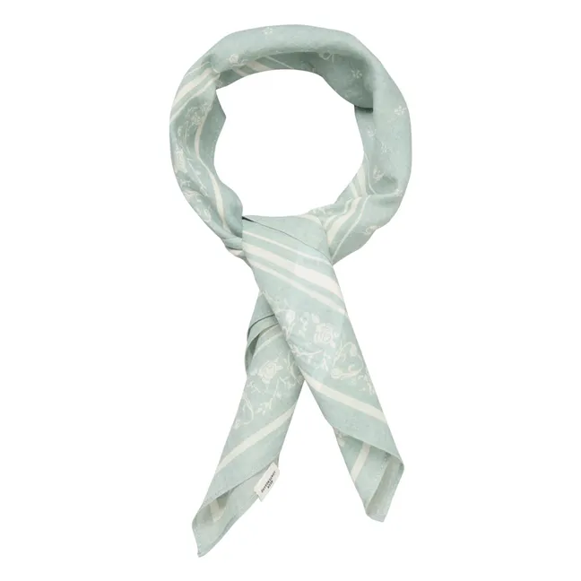 Foulard Tulipa Coton | Bleu ciel