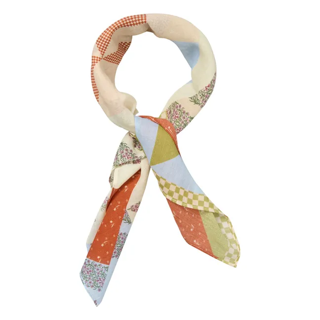 Foulard Quilta Coton | Vert kaki