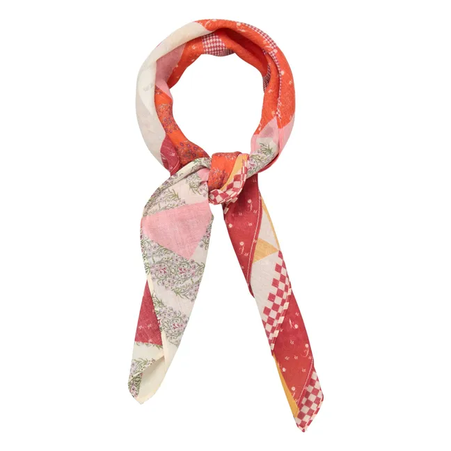 Bufanda de algodón Quilta | Rosa