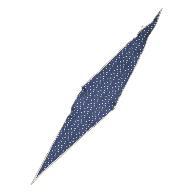 Hearta Tulip Diamond scarf | Navy blue