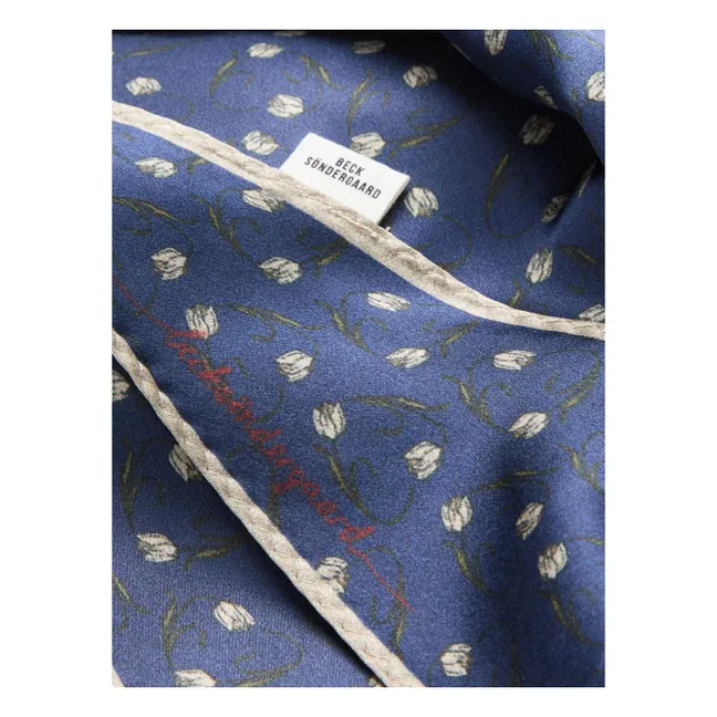 Hearta Tulip Diamond scarf | Navy blue