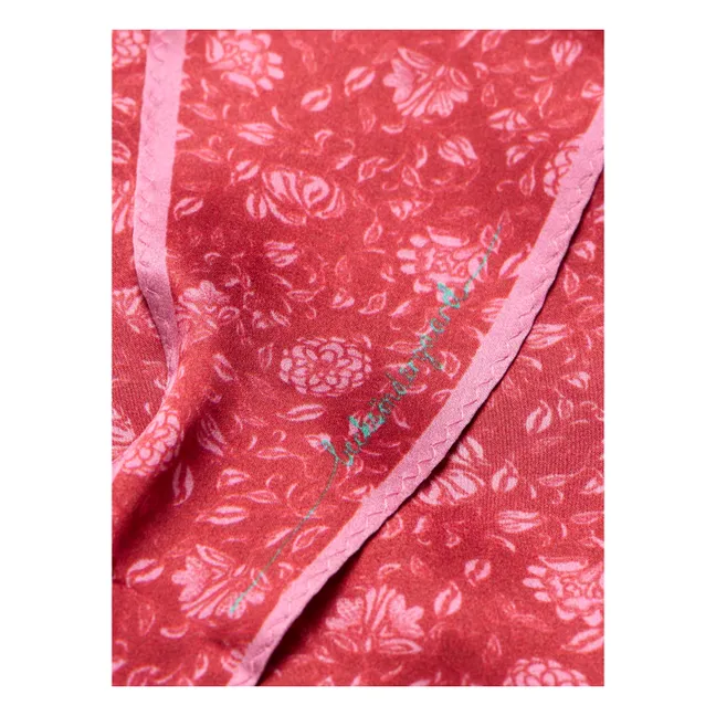 Foulard Asflora Diamond Soie | Rouge