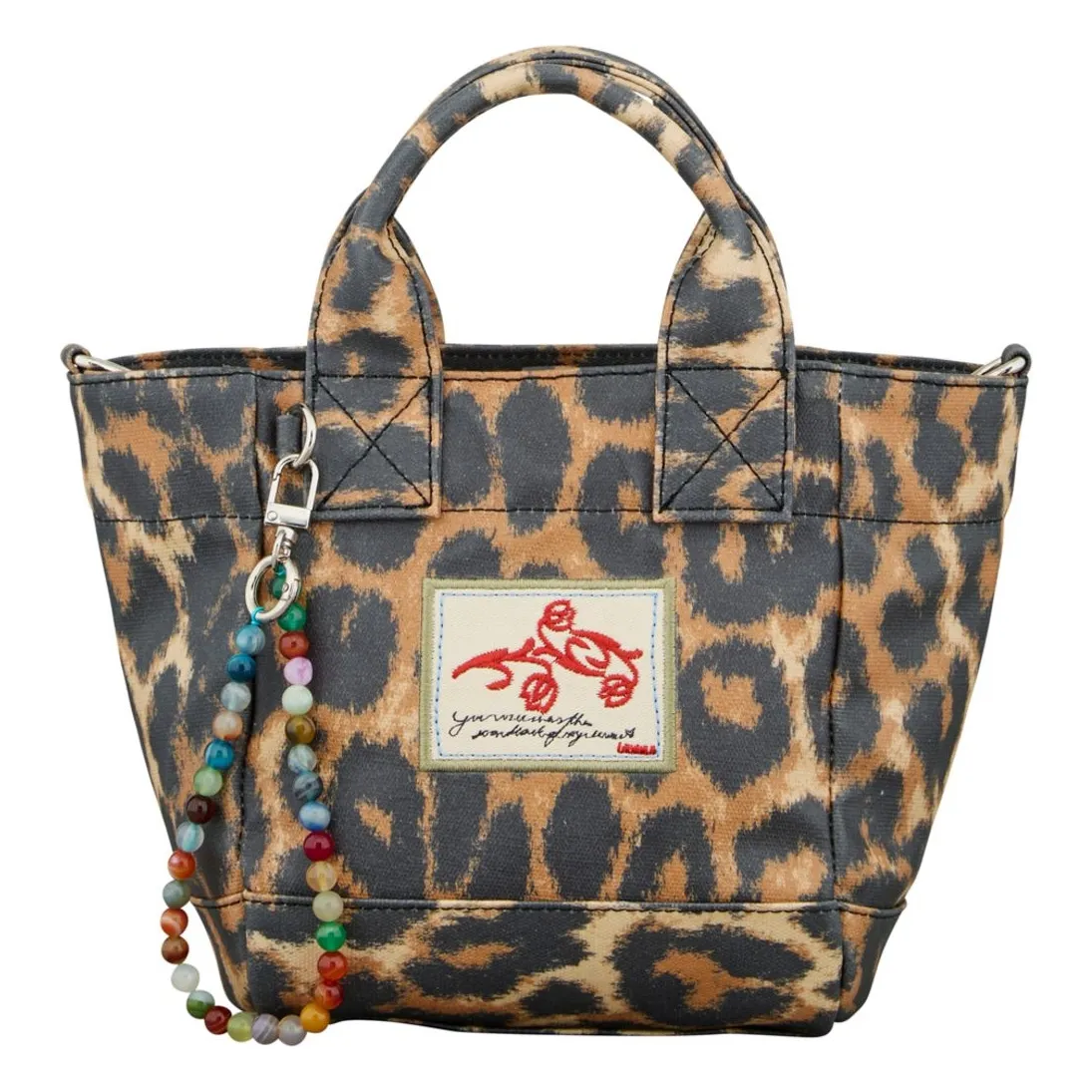 Becksöndergaard Black Leopa Gabby Cotton Bag
