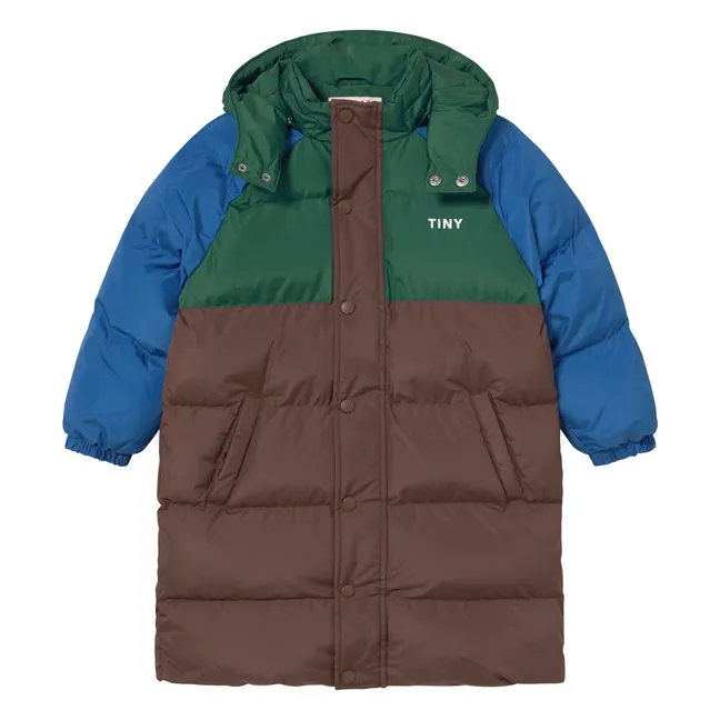 Parka Colorblock | Marron