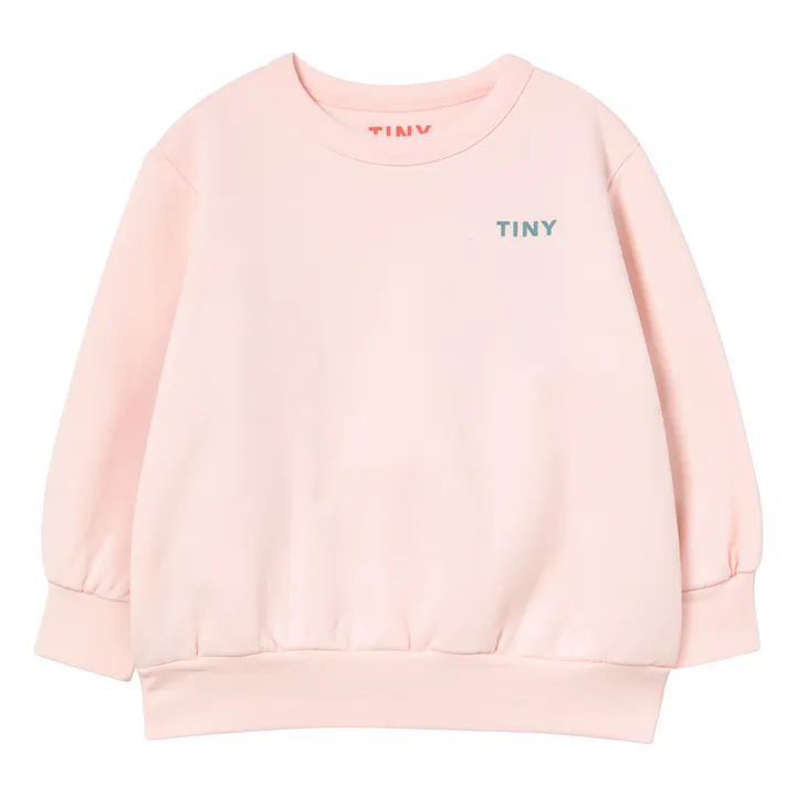 Sweat Tiny Coton Bio | Rose pâle- Image produit n°0