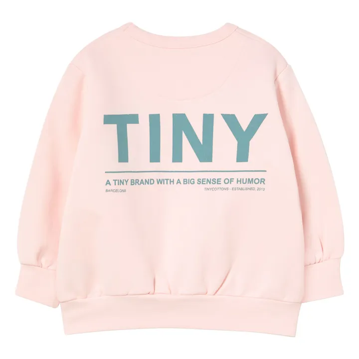 Sweat Tiny Coton Bio | Rose pâle- Image produit n°4