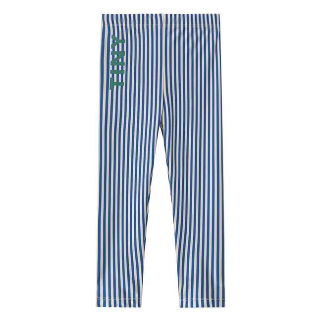 Legging Brillant Rayé | Bleu