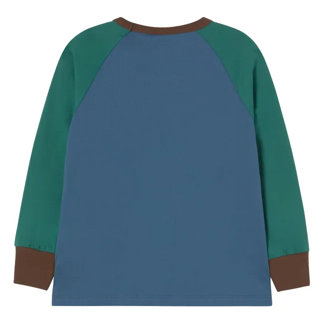T-shirt Raglan Colorblock Coton Bio | Crème