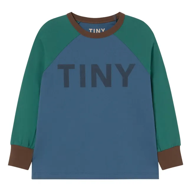 T-shirt Raglan Colorblock Coton Bio | Crème