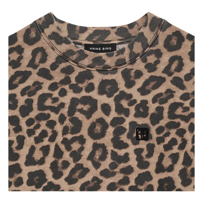 Vestido Beth Leopard | Marrón