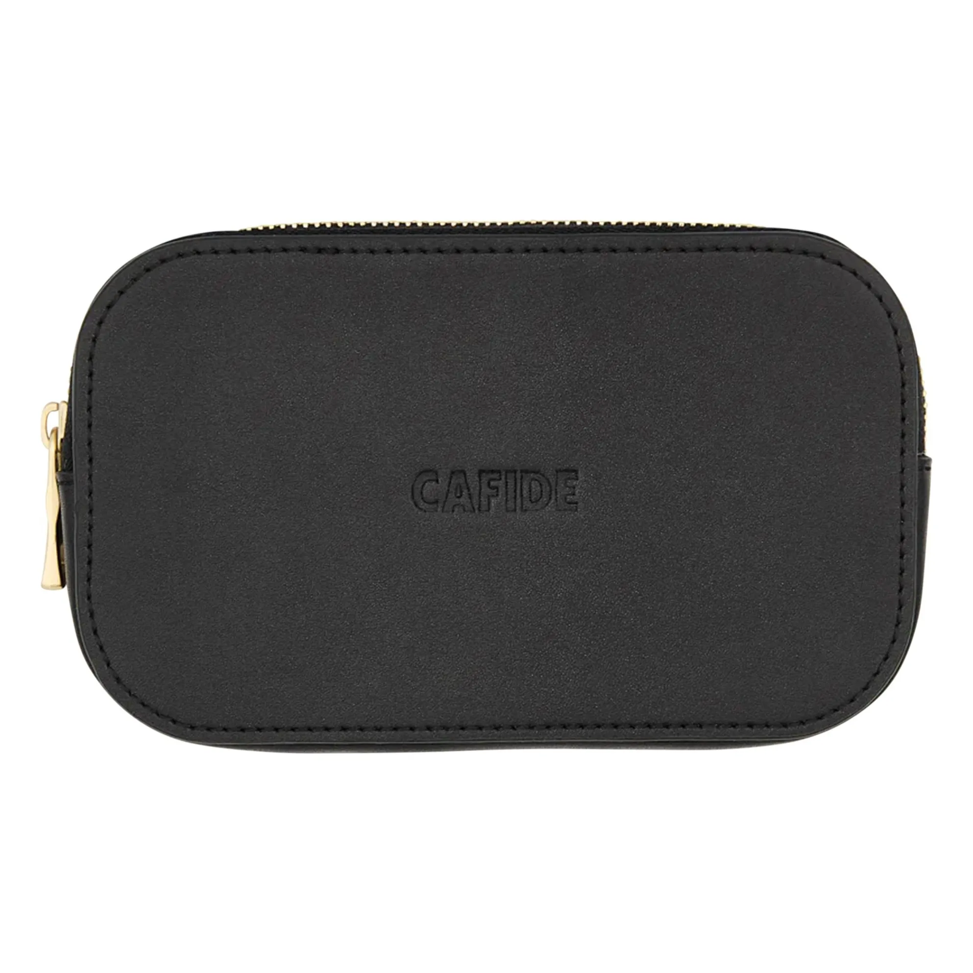 Cafide Black Vegan Leather Wallet
