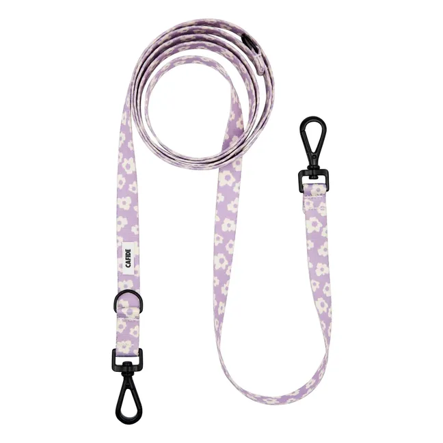 Laisse pour chien 3 positions Juno | 	Lilas