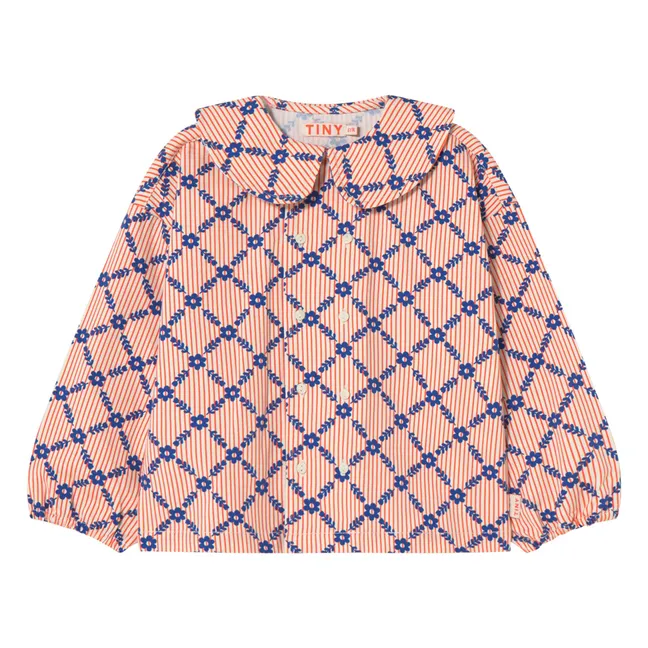 Chemise en Jean Rayée | Crème