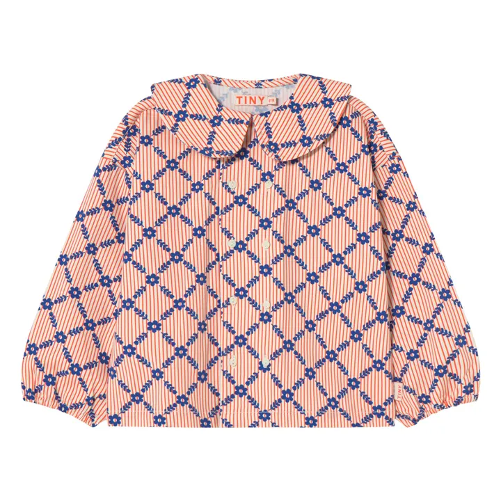 Chemise en Jean Rayée | Crème- Image produit n°0