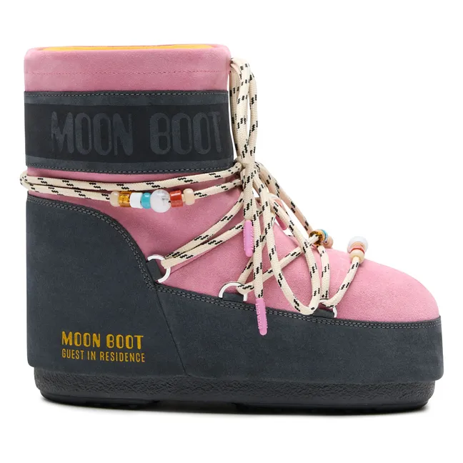 MB x Guest in Residence Icon Low Suede Boots | Pink