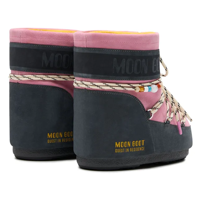 MB x Guest in Residence Stivali bassi in pelle scamosciata Icon | Rosa