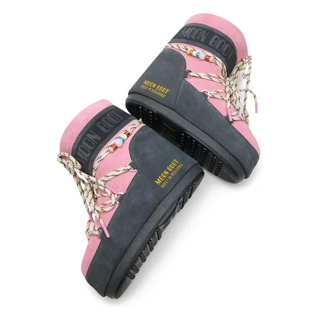 Stiefel MB x Guest in Residence Icon Low Wildleder | Rosa