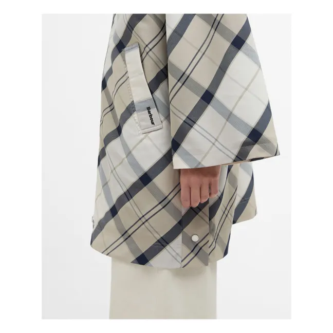 Veste Imperméable Tartan Kinsale | Gris