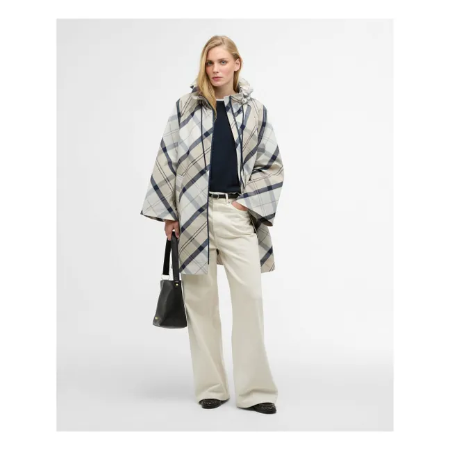 Veste Imperméable Tartan Kinsale | Gris