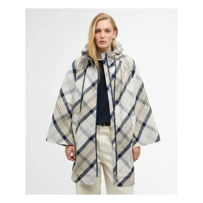 Veste Imperméable Tartan Kinsale | Gris