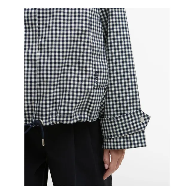 Chaqueta impermeable a cuadros Bronwyn | Gris